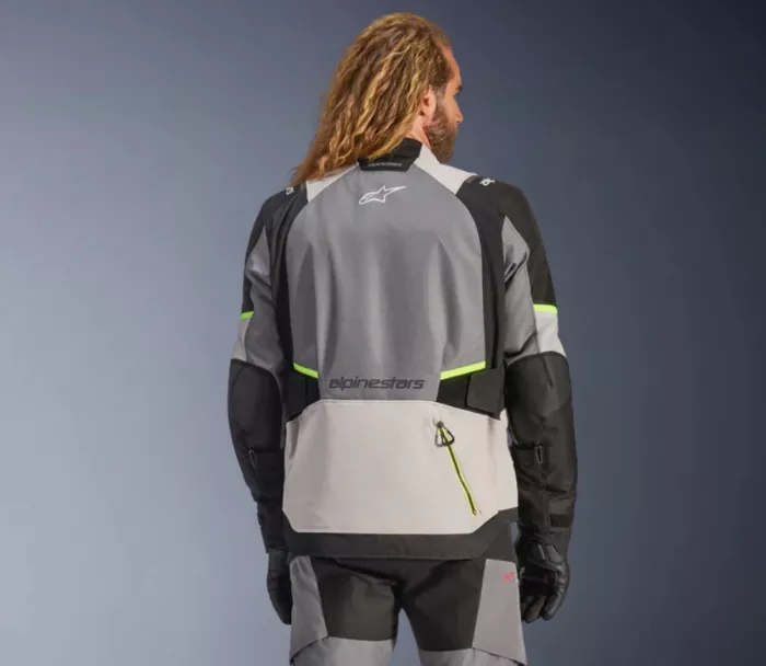Bunda 2026 Alpinestars Andes V4 Drystar grey/black/yellow fluo
