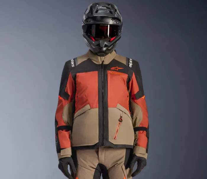 Bunda na moto 2026 Alpinestars Andes V4 Drystar walnut/rust/black