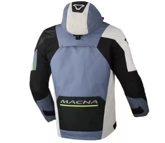 Macna Angle 2.0 light grey/fluo yellow men jacket vel.3XL