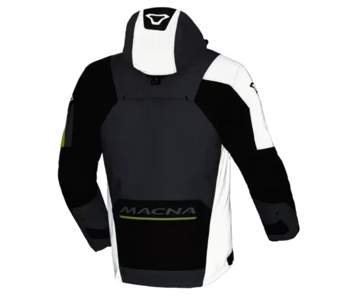 Macna Angle 2.0 light grey/fluo yellow men jacket vel.3XL