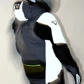 Macna Angle 2.0 light grey/fluo yellow men jacket vel.3XL