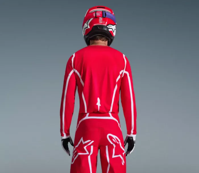 Alpinestars Fluid Apex red/white vel. XL