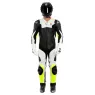 Kombinéza na motocykl Dainese ASSEN 2 BLACK/WHITE/FLUO YELLOW