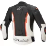Bunda na moto Alpinestars Missile V2 black/white/red fluo