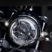 Bílé LED poziční světlo motocyklu Kellermann Atto WL 154.200 black