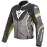 Bunda na motorku Dainese AVRO 4 matt black/charcoal gray/yellow fluo