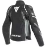 Dámská bunda na motorku Dainese AVRO 4 LADY matt black/white