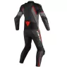 Kombinéza na motorku Dainese AVRO D2 BLACK/EBONY/LAVA-RED