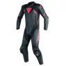 Kombinéza na moto Dainese AVRO D2 BLACK/BLACK/RED-FLUO