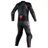 Kombinéza na moto Dainese AVRO D2 BLACK/BLACK/RED-FLUO