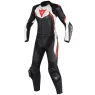 Dámska kombinéza na moto Dainese AVRO D2 BLACK / WHITE / RED-FLUO