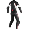 Dámska kombinéza na moto Dainese AVRO D2 BLACK / WHITE / RED-FLUO