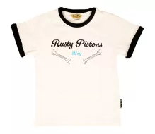 Detské chlapčenské tričko Rusty Pistons Ballou black/white