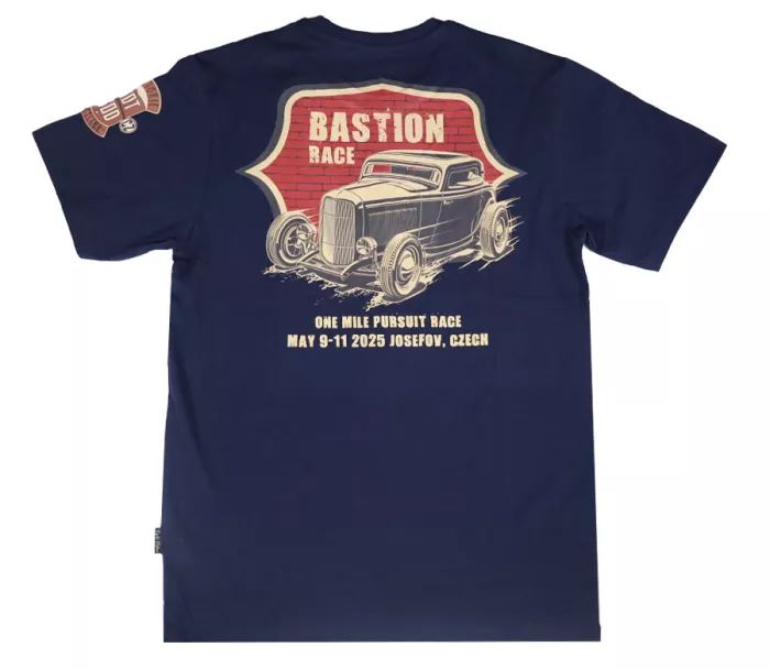 Rusty Pistons Bastion race 2025 navy blue vel. 2XL