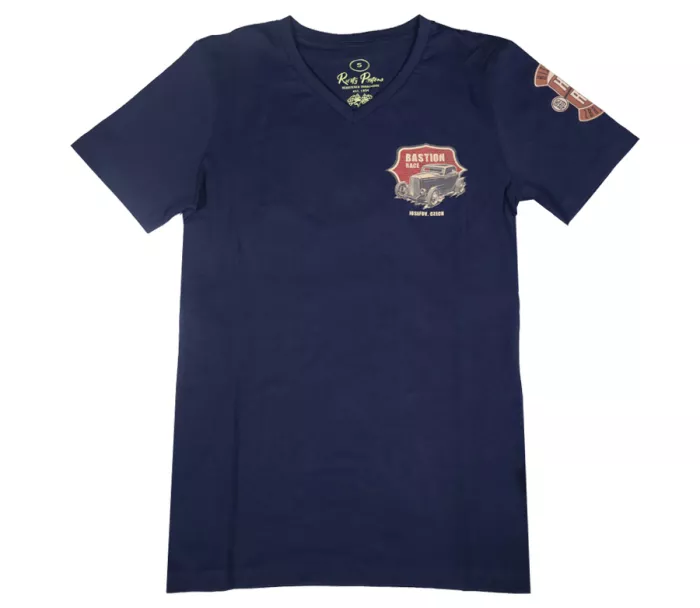 Rusty Pistons Bastion race 2025 navy blue vel. 2XL