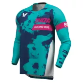 Pánsky dres Thor Launchmode Bleach white/aqua