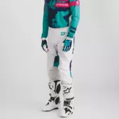 Motokrosové nohavice Thor Launchmode Bleach white/aqua