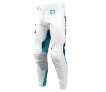 Motokrosové nohavice Thor Launchmode Bleach white/aqua