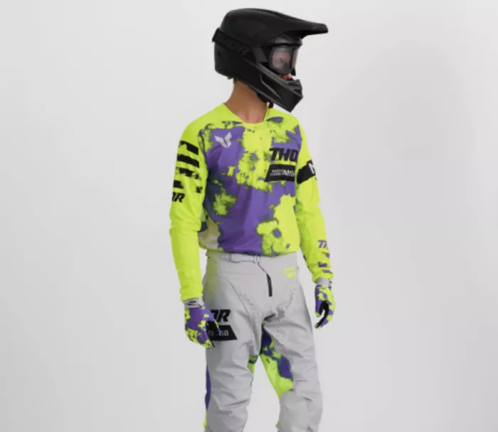 Thor 2910 - 8404 Launchmode Bleach gray/acid vel.2XL