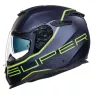 Helma na moto NEXX SX.100 Superspeed blue/neon yell