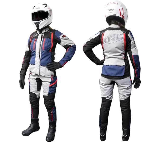 Dámske nohavice na moto XRC Winkle 2.0 WTP ladies adventure pants grey/black/blue