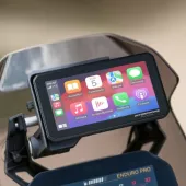 Interfón displej BMW - Apple CarPlay a Android Auto pre motocykle