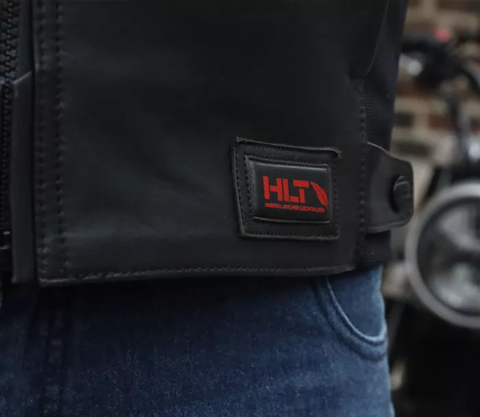 Kožená bunda na moto XRC BOTRIC HLT black