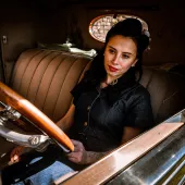 Dámske šaty Rusty Pistons Toimi jeans