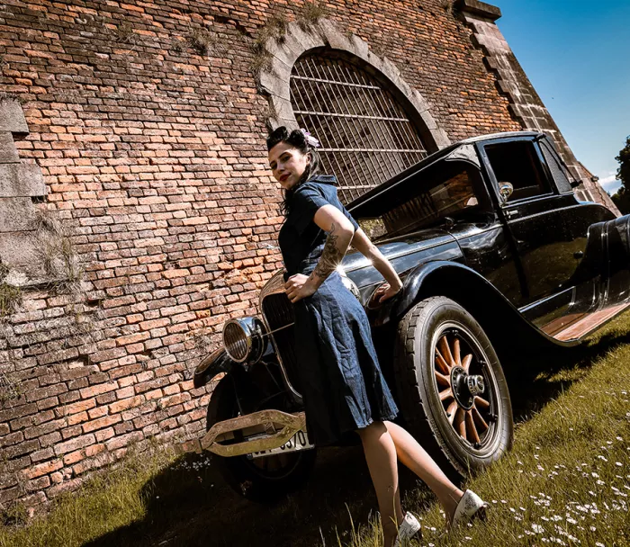 Dámske šaty Rusty Pistons Toimi jeans