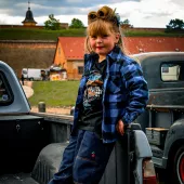 Detská košeľa Rusty Pistons Field shirt dark blue
