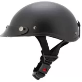 Helma na motorku Braincap čierna matná