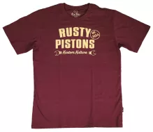 Pánske tričko Rusty Pistons Low Rod burgundy