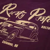 Dámske tričko Rusty Pistons Master 85 burgundy