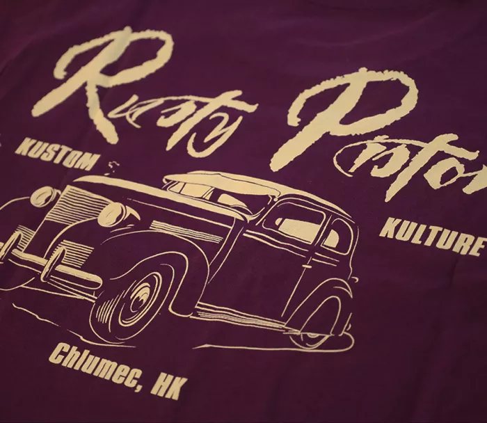 Dámske tričko Rusty Pistons Master 85 burgundy