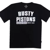 Rusty Pistons RPTSM92 Burnyard black triko
