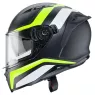 Helma na moto Caberg Avalon Blast matt black/white/yellow fluo