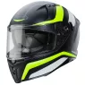 Helma na moto Caberg Avalon Blast matt black/white/yellow fluo