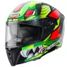 Helma na moto Caberg Avalon Giga matt black/yellow fluo/red fluo