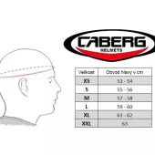 Helma na moto Caberg Drift Evo LB29 black/anthracite/red vel. XL