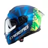 Helma na motorku Caberg DRIFT EVO STORM matt blue/yellow fluo/green fluo