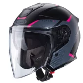 Helma na motorku Caberg Flyon II black/grey/fuchsia vel´. M