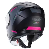 Helma na motorku Caberg Flyon II black/grey/fuchsia vel´. M