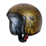 Helma na motorku Caberg Jet Freeride Maori matt black/gold