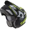 Helma na motorku Caberg Tourmax Marathon matt blk/wht/yell fluo