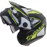Helma na motorku Caberg Tourmax Marathon matt blk/wht/yell fluo