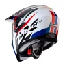 Helma na motorku Caberg XTRACE SAVANA white/red/blue
