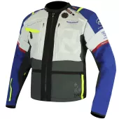 Bunda na moto Nazran Cavell Dakar white/blue/grey Tech-Air® compatible