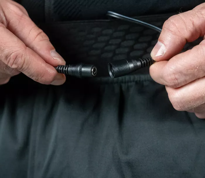 Vyhrievané nohavice Macna Centre black heated