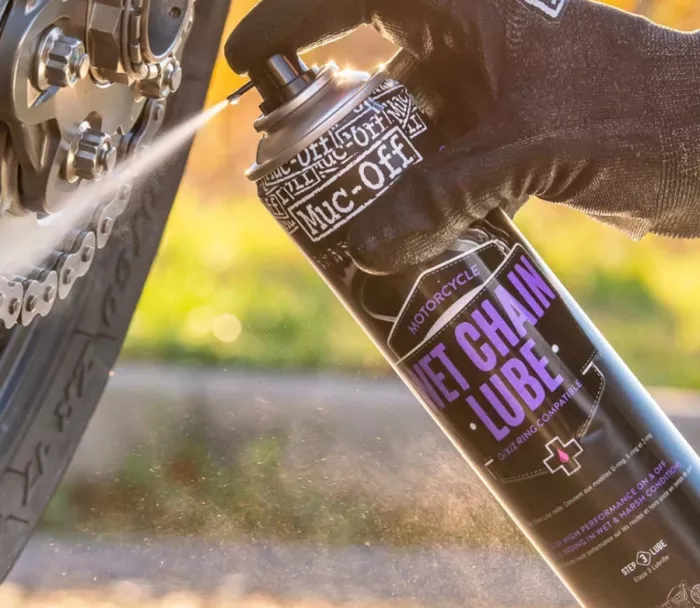 MUC-OFF MOTORCYCLE WET CHAIN LUBE 400 ml