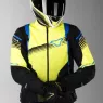 Bunda na moto Macna Charger blk/fluo/blue